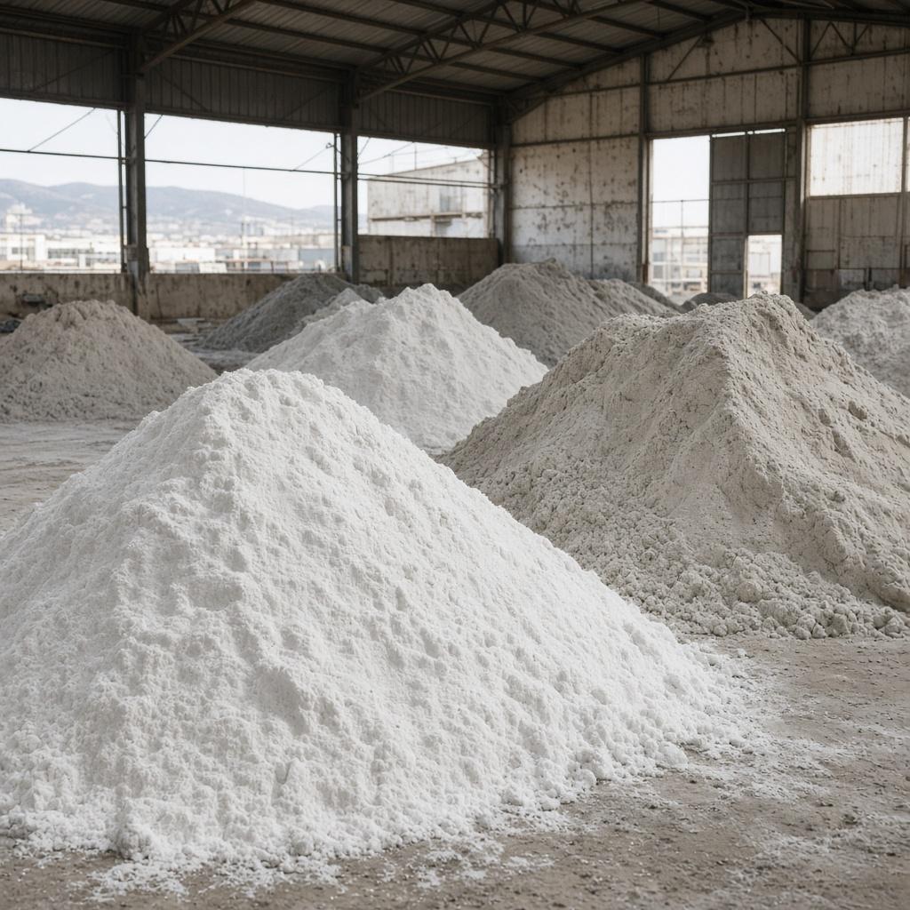 Industrial mineral powder stock for export supply